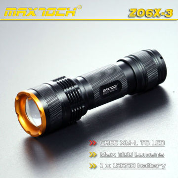 Maxtoch ZO6X-3 1000 Lumen Zoom Focus LED Torch